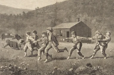 Attrape la ficelle, de Harpers Weekly, 20 septembre 1873, pp. 245-25